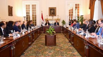 وزارة الخارجية تستقبل وفدا من رؤساء المجالس التنفيذية لبرامج الأمم المتحدة وزارة الخارجية تستقبل وفدا من رؤساء المجالس التنفيذية لبرامج الأمم المتحدة