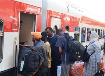 بإجمالي 24704 ركاب.. السكة الحديد تسير الرحلة الـ 26 لنقل السودانيين ضمن العودة الطوعية  بإجمالي 24704 ركاب.. السكة الحديد تسير الرحلة الـ 26 لنقل السودانيين ضمن العودة الطوعية