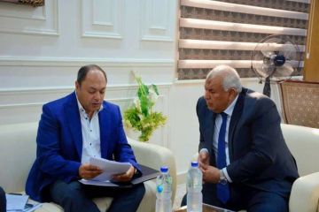 تنمية الصعيد تبحث التعاون مع الوادي الجديد لدعم مشروعات التنمية الشاملة  تنمية الصعيد تبحث التعاون مع الوادي الجديد لدعم مشروعات التنمية الشاملة