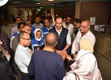 نائب وزير الصحة يتفقد مستشفى العريش العام وعيادات التأمين الصحي نائب وزير الصحة يتفقد مستشفى العريش العام وعيادات التأمين الصحي