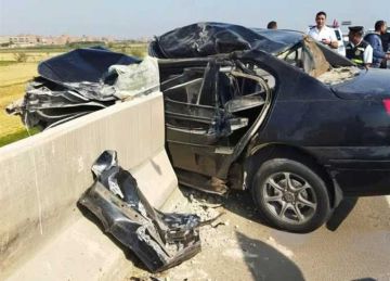 3 وفيات و4 مصابين.. أسماء ضحايا حادث تصادم الطريق الحر بالقليوبية 3 وفيات و4 مصابين.. أسماء ضحايا حادث تصادم الطريق الحر بالقليوبية