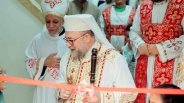 مطران إيبارشية القوصية للأقباط الكاثوليك يفتتح معرض راهبات المحبة بالقوصية مطران إيبارشية القوصية للأقباط الكاثوليك يفتتح معرض راهبات المحبة بالقوصية