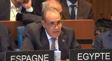 وزير الخارجية يلقى كلمة مصر فى المجلس التنفيذي لليونسكو وزير الخارجية يلقى كلمة مصر فى المجلس التنفيذي لليونسكو