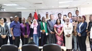 الأعلى للإعلام يختتم الدورة التدريبية المتخصصة رقم (13) للإعلاميين الأفارقة الناطقين بالإنجليزية الأعلى للإعلام يختتم الدورة التدريبية المتخصصة رقم (13) للإعلاميين الأفارقة الناطقين بالإنجليزية