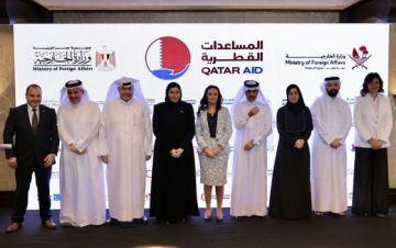 وزيرة التضامن تشهد احتفالية التعاون المصري القطري لتلبية الاحتياجات الإنسانية العاجلة بقطاع غزة وزيرة التضامن تشهد احتفالية التعاون المصري القطري لتلبية الاحتياجات الإنسانية العاجلة بقطاع غزة