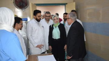الأولوية للحالات الحرجة.. رئيس التأمين الصحي يتفقد مستشفى النيل بالقليوبية الأولوية للحالات الحرجة.. رئيس التأمين الصحي يتفقد مستشفى النيل بالقليوبية