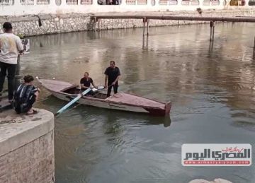 جهود مكثفة لانتشال جثمان مسن سقط في مياه بحر ميت يزيد بكفر الشيخ