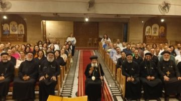 افتتاح كورس خدام المتزوجين حديثا بالمعادي بحضور الأنبا دانيال