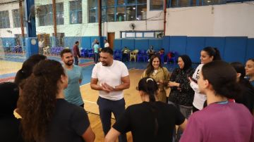 مجلس سموحة يدعم فريقا السيدات والمرتبط لكرة السلة قبل انطلاق منافسات دور الـ16 مجلس سموحة يدعم فريقا السيدات والمرتبط لكرة السلة قبل انطلاق منافسات دور الـ16