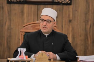 مفتي الجمهورية يعزي اللواء محمود توفيق وزير الداخلية في وفاة والدة زوجته