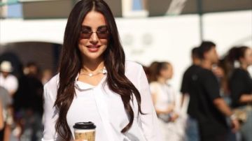 درة تخطف الأنظار بإطلالة صباحية من الجونة