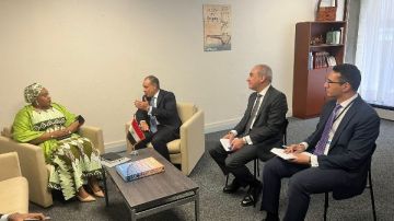 وزير الخارجية يلتقي وزيرة التعليم في ليبيريا على هامش اجتماعات اليونسكو