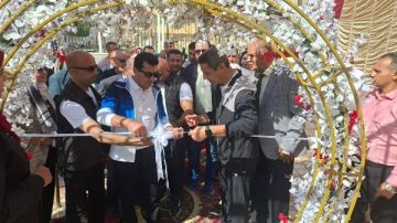 وزير الشباب الرياضة ومحافظ السويس يفتتحان ملعبا خماسيا بمركز شباب أبناء السويس وزير الشباب الرياضة ومحافظ السويس يفتتحان ملعبا خماسيا بمركز شباب أبناء السويس