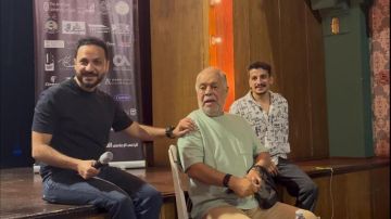 بيتر ميمي يلتقي بأعضاء نقابة المهن التمثيلية في ورشة تجارب الأداء ضمن فعاليات مهرجان المسرح بيتر ميمي يلتقي بأعضاء نقابة المهن التمثيلية في ورشة تجارب الأداء ضمن فعاليات مهرجان المسرح