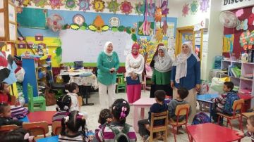 وكيل تعليم بني سويف يتابع سير الدراسة