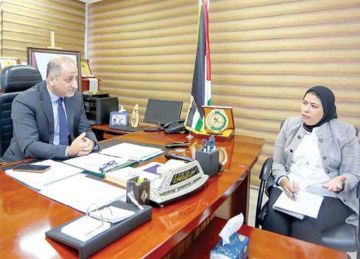 السفير مهند العكلوك مندوب فلسطين بالجامعة العربية لـ المصرى اليوم : الشعب الفلسطينى لن ينسى لمصر وقوفها ببسالة ضد تهجيره وتصفية قضيته السفير مهند العكلوك مندوب فلسطين بالجامعة العربية لـ المصرى اليوم : الشعب الفلسطينى لن ينسى لمصر وقوفها ببسالة ضد تهجيره وتصفية قضيته