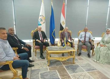 جامعتا أسوان والسادات تبحثان سبل التعاون العلمية والبحثية والطبية