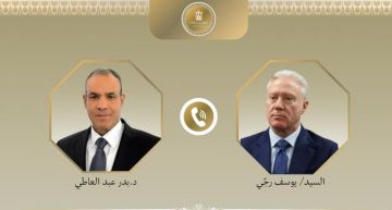 وزير الخارجية يتلقى اتصالا هاتفيا من نظيره اللبناني