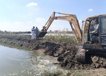 إزالة 10 مزارع سمكية مخالفة على أرض زراعية بمساحة 50 فدانا جنوب بورسعيد إزالة 10 مزارع سمكية مخالفة على أرض زراعية بمساحة 50 فدانا جنوب بورسعيد