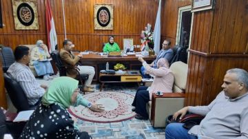 تعليم مطروح : بحث آليات التعاون المشترك مع مسئولي مؤسسة مصر الخير تعليم مطروح : بحث آليات التعاون المشترك مع مسئولي مؤسسة مصر الخير