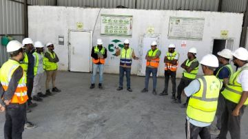 حملات مكثفة للتفتيش على مواقع الإنشاءات بالغردقة لضمان السلامة المهنية للعاملين حملات مكثفة للتفتيش على مواقع الإنشاءات بالغردقة لضمان السلامة المهنية للعاملين