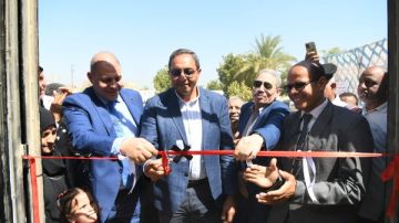 محافظ قنا يفتتح مدرسة على خليل بالعركى بعد إحلالها وتجديدها