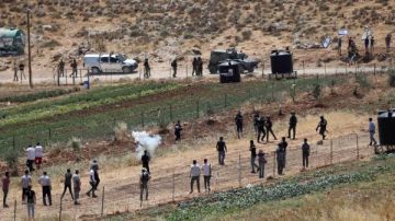 مستوطنون يضرمون النار في مركبات فلسطينية وسط الضفة الغربية المحتلة مستوطنون يضرمون النار في مركبات فلسطينية وسط الضفة الغربية المحتلة