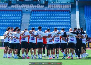 منتخب مصر يخوض تدريبه باستاد القاهرة استعدادا لمواجهة غينيا بيساو