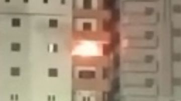 ندب المعمل الجنائي لفحص نشوب حريق شب فى عقار سكني بالقليوبية