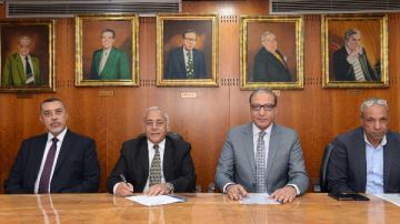 البنك الأهلي المصري يوقع عقد تأجير مخازن بمدينة السادس من أكتوبر