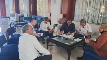 لجنة تتابع تطبيق منظومة إدارة المخلفات بالمنشآت السياحية في سهل حشيش لجنة تتابع تطبيق منظومة إدارة المخلفات بالمنشآت السياحية في سهل حشيش