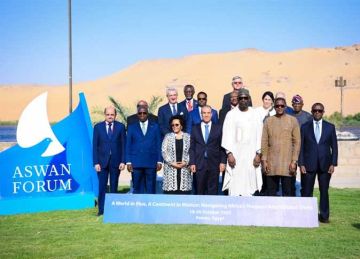 افتتاح أعمال النسخة الخامسة من منتدى أسوان للسلام والتنمية المستدامين افتتاح أعمال النسخة الخامسة من منتدى أسوان للسلام والتنمية المستدامين