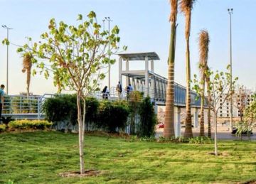 افتتاح كوبري للمشاه أمام بوابة مدينتي 2 أعلى طريق السويس افتتاح كوبري للمشاه أمام بوابة مدينتي 2 أعلى طريق السويس