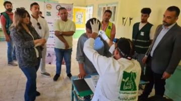 قافلة طبية لـ طلاب مدارس مطروح قافلة طبية لـ طلاب مدارس مطروح