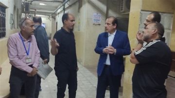 نائب وزير الصحة يوجه بالتحقيق في المخالفات بالمستشفى العام والنصر للتأمين بحلوان نائب وزير الصحة يوجه بالتحقيق في المخالفات بالمستشفى العام والنصر للتأمين بحلوان