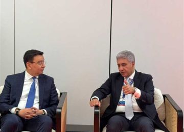وزير السياحة يبحث سبل تعزيز أوجه التعاون مع أوزبكستان وزير السياحة يبحث سبل تعزيز أوجه التعاون مع أوزبكستان