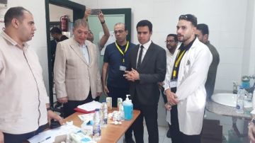 نائب محافظ مطروح يتفقد قافلة طبية مجانية ومركز تدريب للعمال برأس الحكمة نائب محافظ مطروح يتفقد قافلة طبية مجانية ومركز تدريب للعمال برأس الحكمة