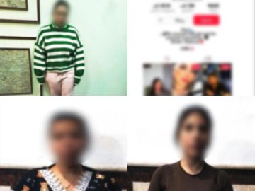 ضبط صانعة المحتوى ندوشة لنشرها فيديوهات رقص بملابس خادشة للحياء وتسهيل الدعارة لفتاتين ضبط صانعة المحتوى ندوشة لنشرها فيديوهات رقص بملابس خادشة للحياء وتسهيل الدعارة لفتاتين