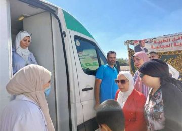 الكشف على 1131 مواطنا بالقوافل العلاجية ضمن حياة كريمة في الإسماعيلية الكشف على 1131 مواطنا بالقوافل العلاجية ضمن حياة كريمة في الإسماعيلية