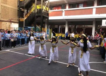 بالزي الفرعوني.. مدارس القليوبية تحتفل بقرب افتتاح المتحف المصري الكبير بالزي الفرعوني.. مدارس القليوبية تحتفل بقرب افتتاح المتحف المصري الكبير