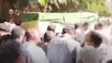 تشييع جثمان مدير فرع البنك الأهلي بمدينة السادات عقب وفاته في حادث تشييع جثمان مدير فرع البنك الأهلي بمدينة السادات عقب وفاته في حادث