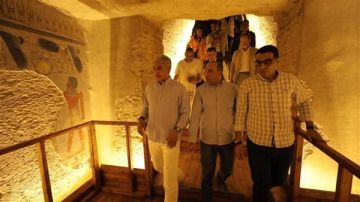 افتتاح مقبرة الملك أمنحتب الثالث بمنطقة وادي الملوك في الأقصر