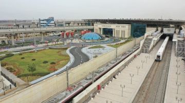 حاصلة على جائزة عالمية.. لقطات جوية مبهرة لمحطة عدلي منصور