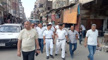 للأسبوع الثالث.. بورسعيد تواصل حملات إزالة الإشغالات والتعديات بشارع الحميدي