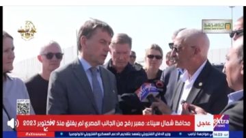 محافظ شمال سيناء: معبر رفح المصري ظل مفتوحا منذ 7 أكتوبر 2023 محافظ شمال سيناء: معبر رفح المصري ظل مفتوحا منذ 7 أكتوبر 2023