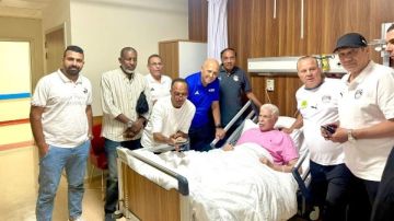 زيارة وفد من مدربي Pro لحسن شحاتة للاطمئنان على صحته.. صور