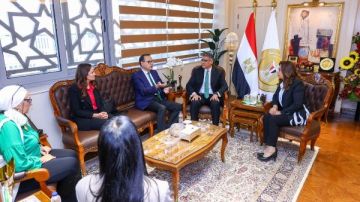 وزيرة التنمية المحلية تبحث مع محافظ الجيزة التعاون في مجال التطوير الحضري