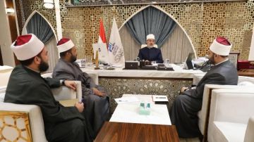 مفتي الجمهورية يناقش مع مدير الإمام الليث بن سعد ملامح انطلاق العمل بالمركز