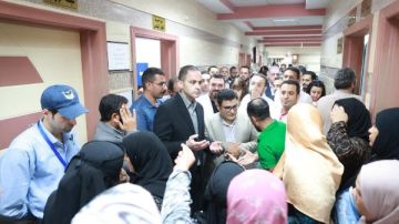 إعادة توزيع أطقم التمريض على الأقسام الأكثر احتياجا بصدر كفر الشيخ