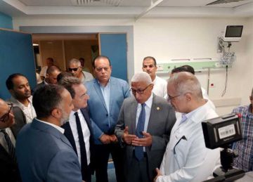 السفير الفرنسي يتفقد مستشفى العريش العام في شمال سيناء السفير الفرنسي يتفقد مستشفى العريش العام في شمال سيناء